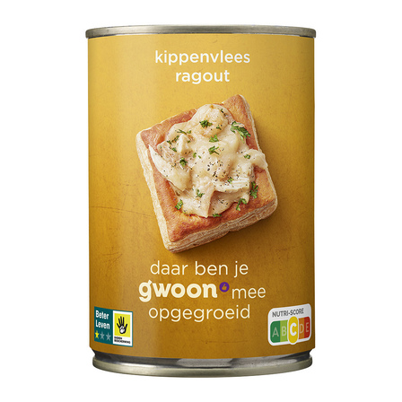 g'woon Kippenvlees Ragout 400 g