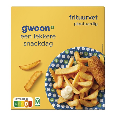 g'woon Frituurvet Zuiver Plantaardig