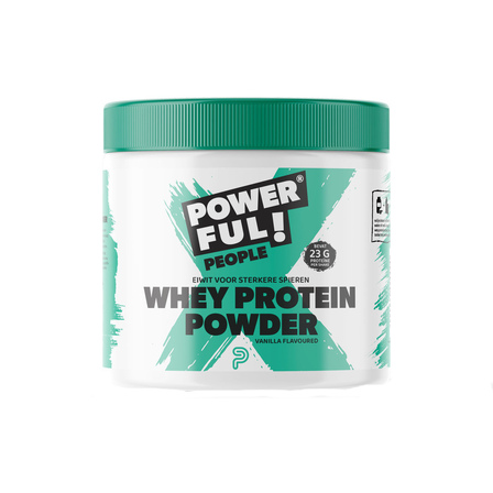 Powerful People whey protein powder