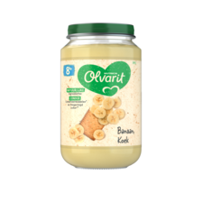 Olvarit Banaan Koek 8+ Maanden