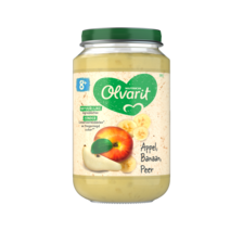 Olvarit Appel Banaan Peer 8+ Maanden