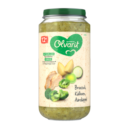 Olvarit Broccoli Kalkoen Aardappel 12+ Maanden