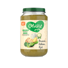 Olvarit Broccoli Kalkoen Rijst 6+ Maanden