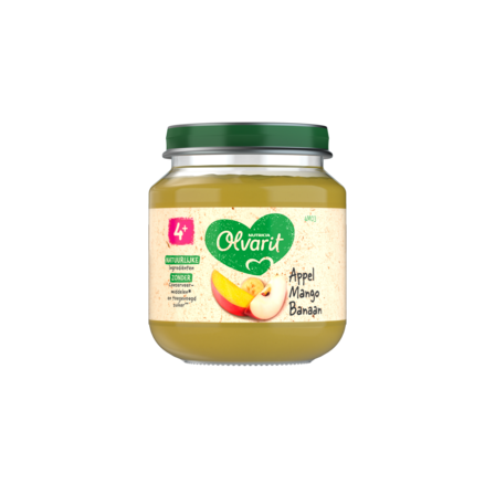 Olvarit Appel Mango Banaan 4+ Maanden