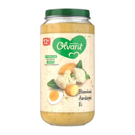 Olvarit Bloemkool Aardappel Ei 12+ Maanden