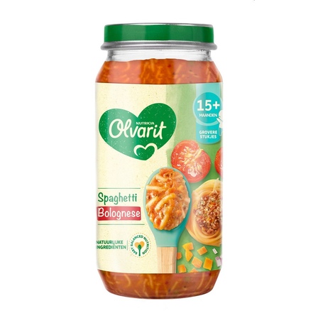 Olvarit Spaghetti bolognese 15m+