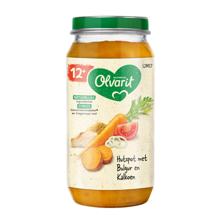 Olvarit Hutspot bulgur & linzen 12+ maanden