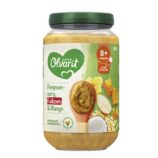 Olvarit pompoen curry kalkoen mango 8+