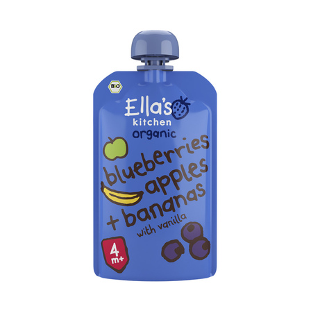 Ella's Kitchen Smoothie Bosbes Appel Banaan 4+ Mnd.