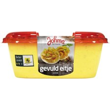 Johma gevuld eitje salade