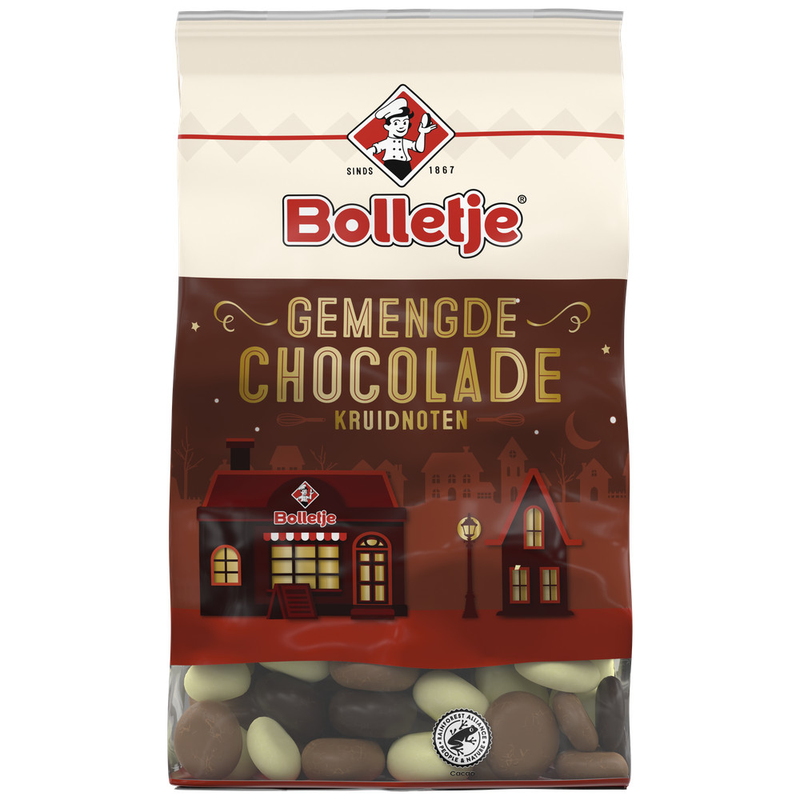 Bolletje Gemengde chocolade kruidnoten