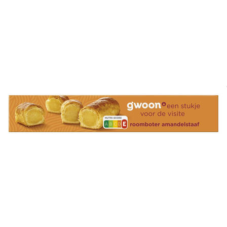 g'woon roomboter amandel staaf