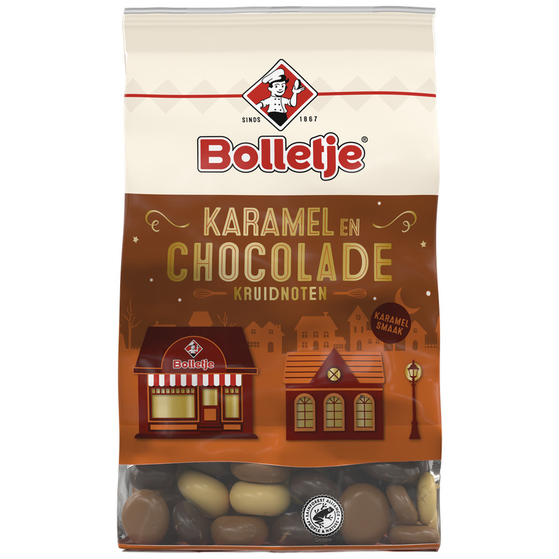 Bolletje Karamel en chocolade kruidnoten