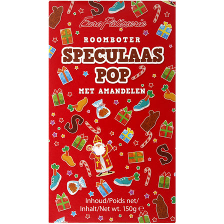 Euro Patisserie Speculaaspoppetjes met Amandelen