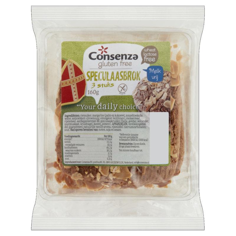 Consenza Speculaasbrok glutenvrij