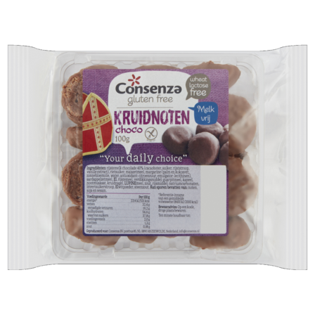 Consenza Kruidnoten Choco glutenvrij