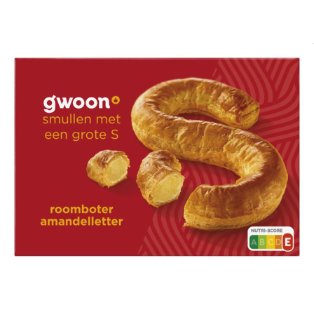 G'woon roomboter amandelletter