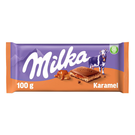 Milka Chocolade Reep Karamel 100 g