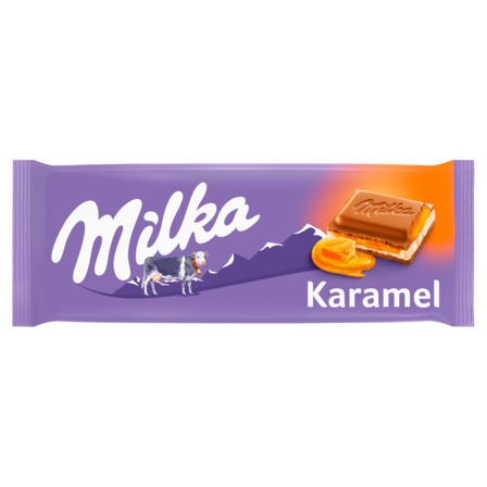 Milka Chocolade Reep Karamel 100 g
