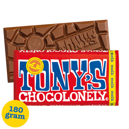 Tony's Chocolonely Melk 180 g