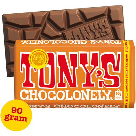 Tony's Chocolonely melk karamel zeezout