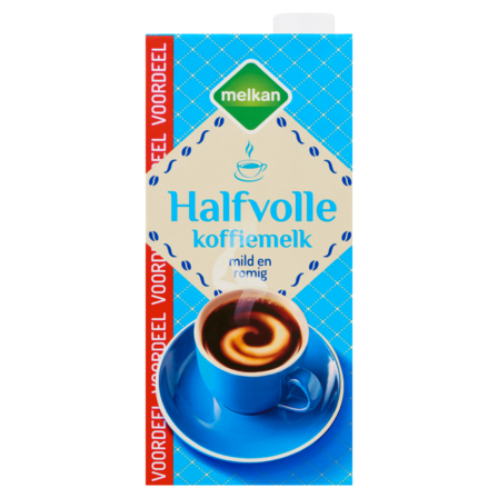 Melkan Halfvolle Koffiemelk Voordeelpak 1000 g