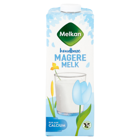 Melkan Houdbare Magere Melk 1 L