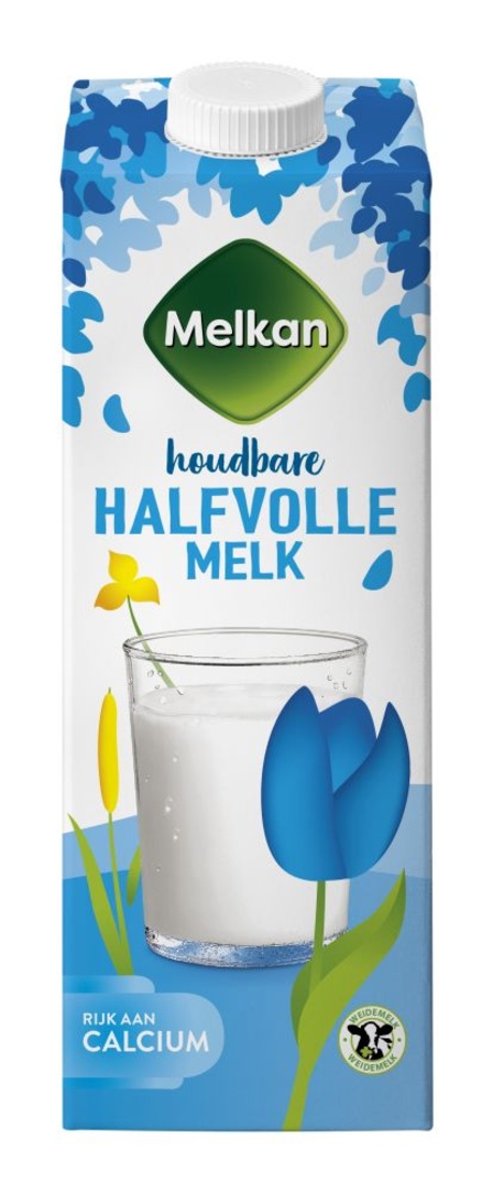 Melkan Houdbare Halfvolle Melk 1 L