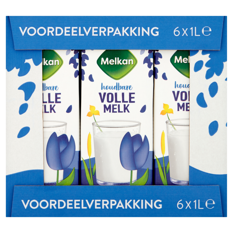 Melkan melk vol lhb 6pack