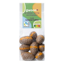G'woon bonbon eitjes melk karamel toffee 