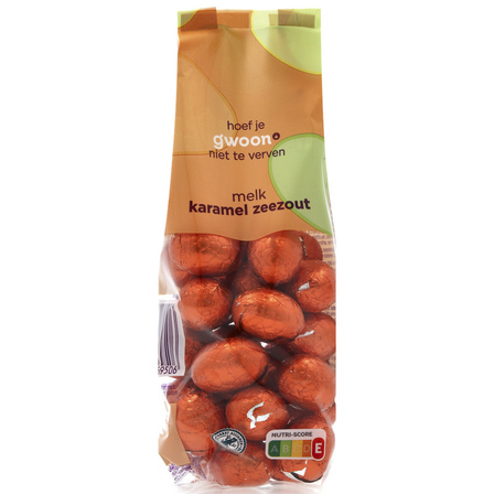 G'woon eitjes melk karamel-zeezout