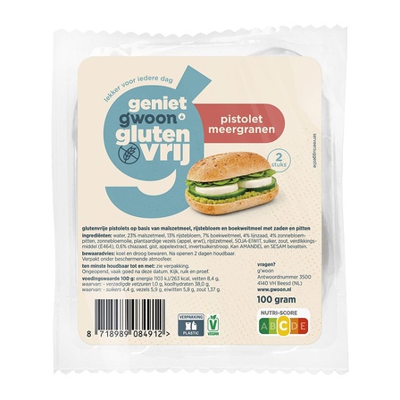 Gwoon Pistolets Zaden glutenvrij