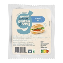 Gwoon Pistolets Wit glutenvrij