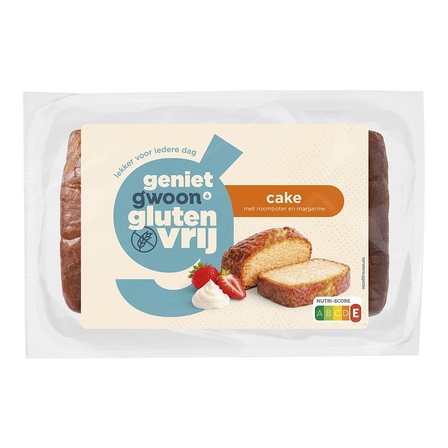 G'woon Roombotercake biologisch glutenvrij