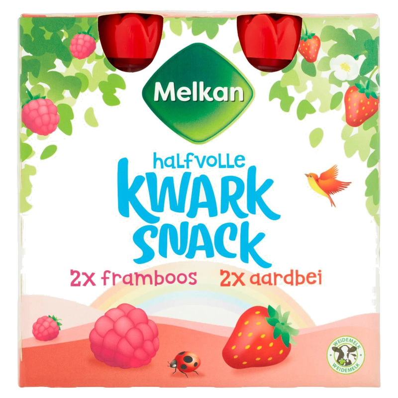 Melkan kwarkpouch 4x90gr.