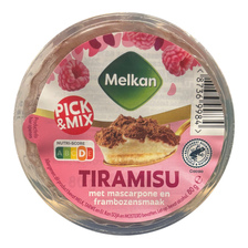 Melkan Tiramisu frambozensmaak