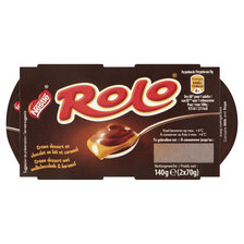 Rolo Crème Dessert met Melkchocolade & Karamel 2 x 70 g