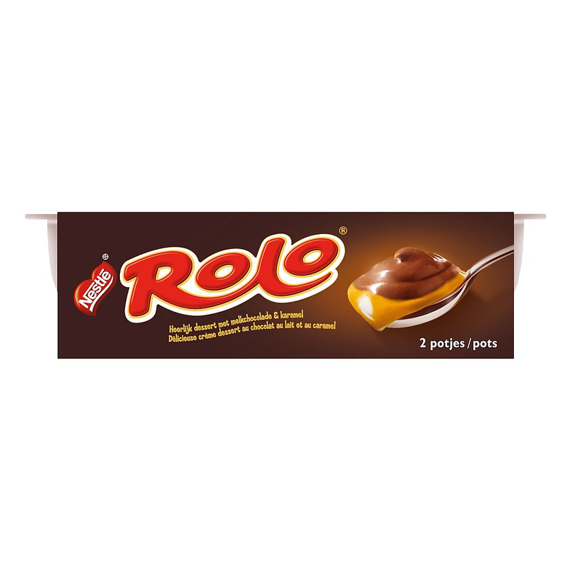 Rolo Chocolade & karamel dessert