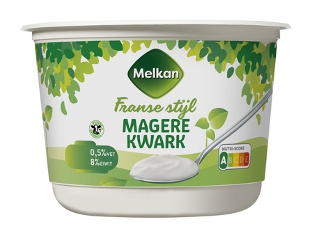 Melkan Magere Franse Kwark 0% Vet 1000 g