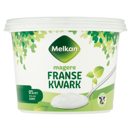 Melkan Magere Franse Kwark 0% Vet 500 g