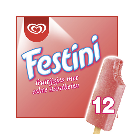 OLA IJs Festini Aardbei 12 x 50 ml