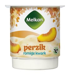 Melkan Halfvolle Kwark Perzik 450 g