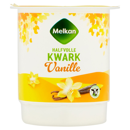 Melkan Halfvolle Kwark Vanille 450 g