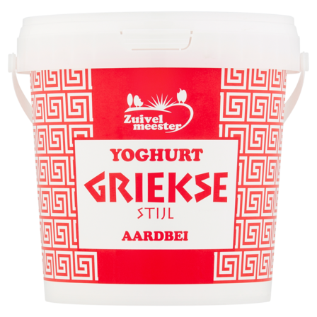 Zuivelmeester Yoghurt Griekse Stijl Aardbei 1000 g