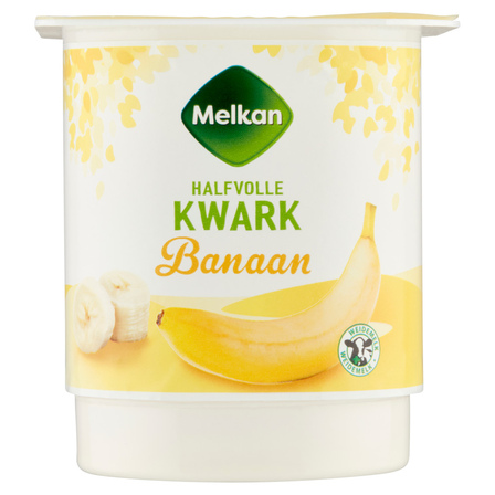 Melkan Halfvolle Kwark Banaan