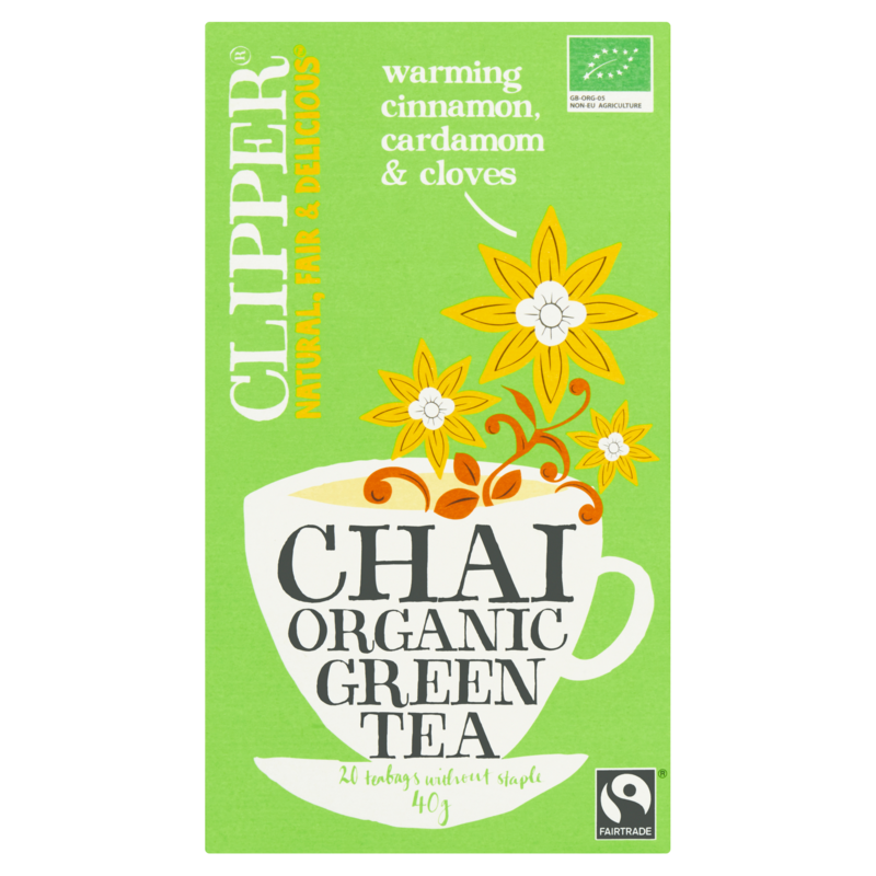 Clipper Chai Organic Green Tea 20 Stuks 40 g