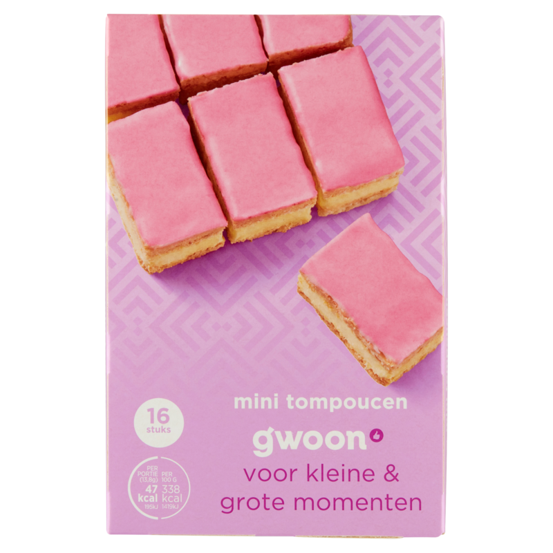 G'woon mini tompoucen 16st