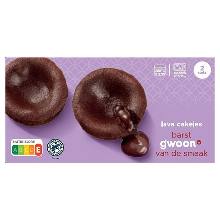 G'woon lava cakejes