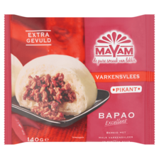 Mayam Varkensvlees Pikant Bapao Excellent