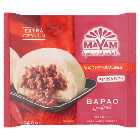 Mayam Varkensvlees Pikant Bapao Excellent